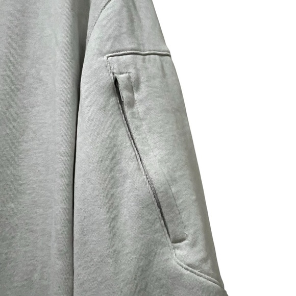 Brax Men’s XXL Cream Gray Sion Organic Cotton Long Sleeve quarter zip Sweater B3 - Picture 3 of 7